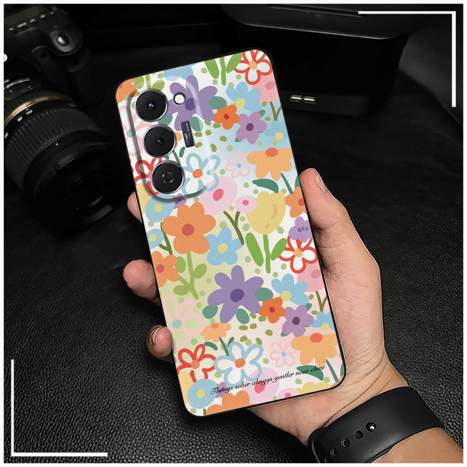 Phone Pouch Anti-dust Phone Case For Tecno Spark40 Pro+/KM8N Waterproof Fashion Design Durable Shockproof oil painting