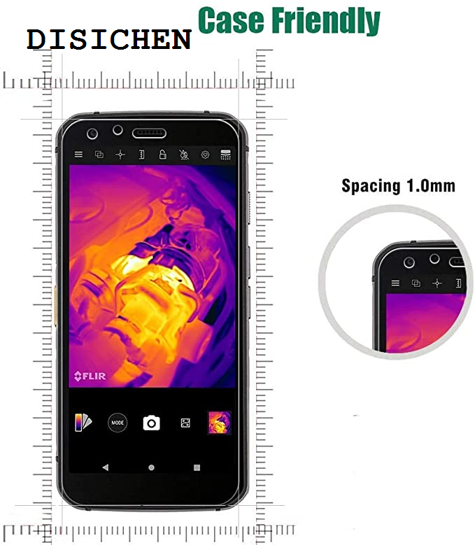 DISICHEN Luxury For Cat S62 Glass Phone Front Screen Protector Film 9H Tempered Glass On S62 Pro S52 Cover