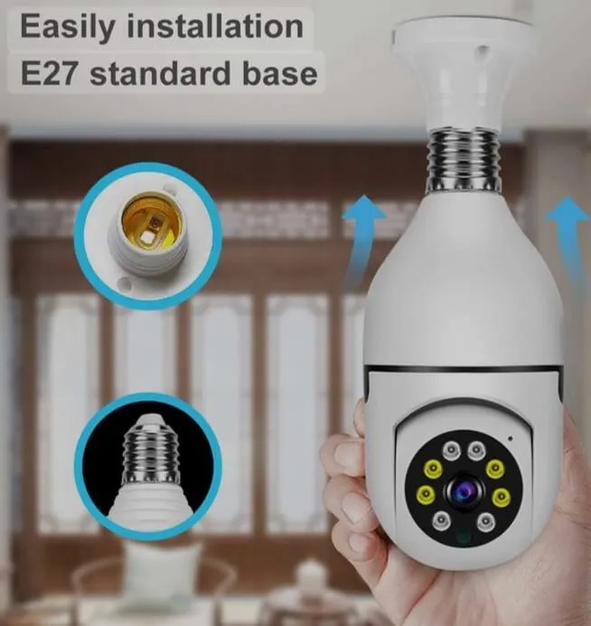 Smart Bulb Camera & Colour Night Vision