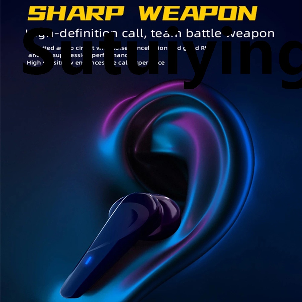 Sutuiying IFI Headphones G11 Wireless Earbuds RGB In-Ear Headphones Noise Cancelling Headphones H for Sports, Work, Driving