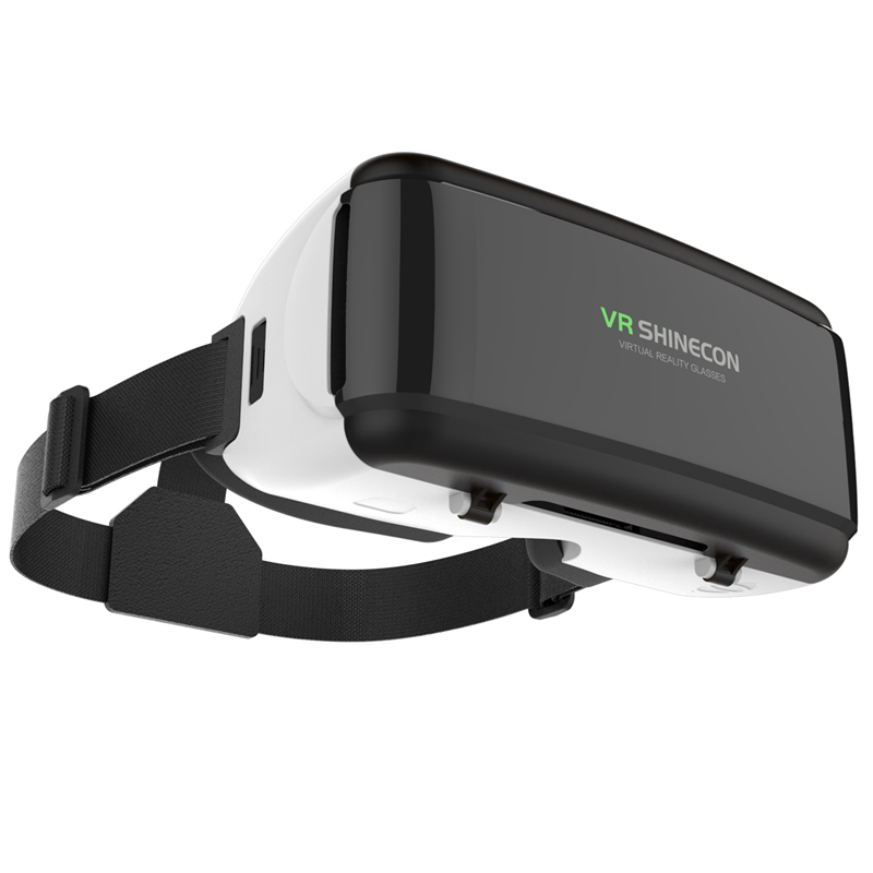 5X VR Virtual Reality 3D Glasses Box Stereo VR for Cardboard Headset Helmet for IOS Android(G06 )