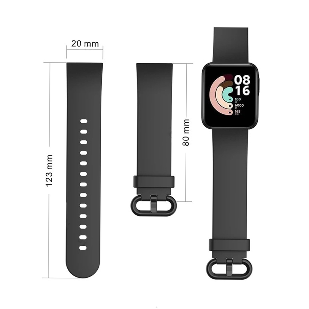 Strap for Xiaomi Mi Watch Lite / Redmi Watch Watch Band, Samsung Replacement Silicone Breathable Quick Release Strap Accessories for Smartwatch