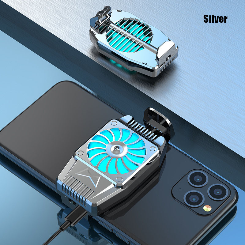 Universal Mini Mobile Phone Cooling Fan Radiator Turbo Hurricane Game Cooler Cell Phone Cool Heat Sink For IPhone/Samsung/Xiaomi Bles Online DZ-29A-06