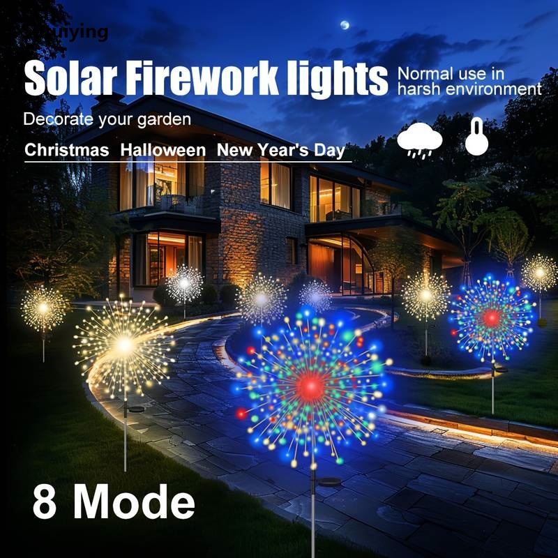 Sutuiying Solar Powered String Lamp Tree Waterproof Outdoor Light for Original Lawn Patio Garden 90/120/150/200 LEDs Light DIY Decoration