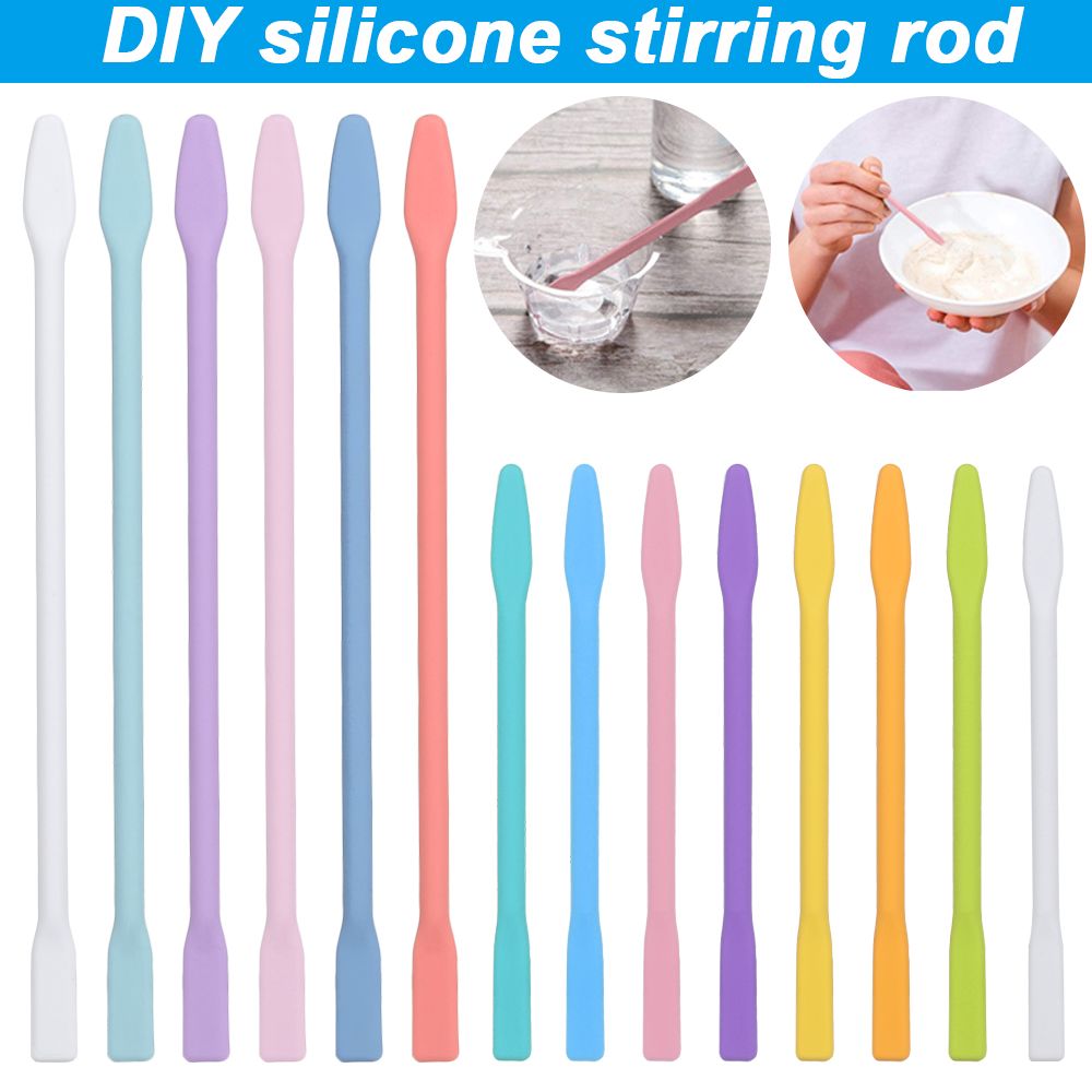 Accessories New Beauty Tools Adjusting Rod Epoxy Resin Silicone Mold Color Modulation Silicone Stir Stick Jewelry Making Tool Cup Dispenser