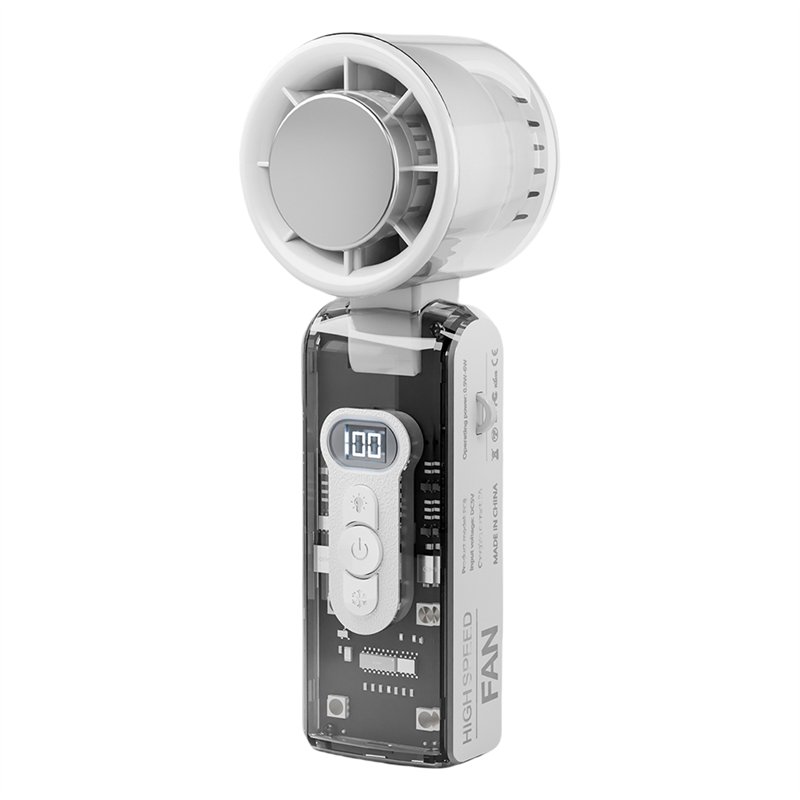 Semiconductor Refrigeration High Speed Fan High Speed Handheld Turbo Fan LED Lighting