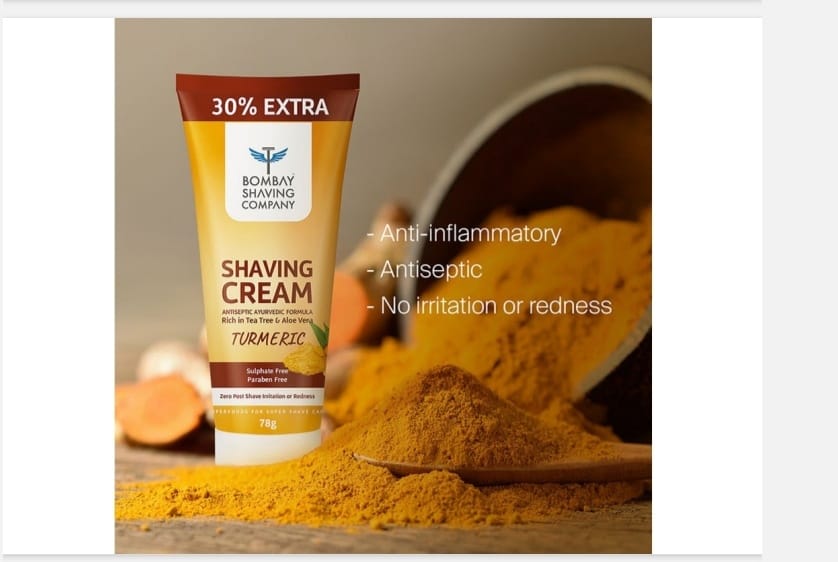 BSC Turmeric Shaving Cream 78g For Men