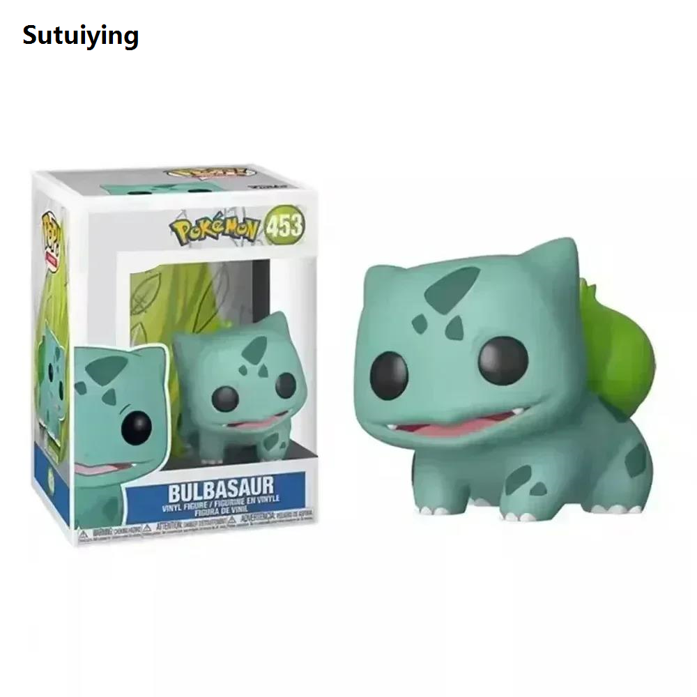 Sutuiying Funko Pop Pokemon Anime Figure Pikachu Figurine Collectible Model New style Ornament Cute Vinyl Dolls Action Figure Toys for Kids Gifts