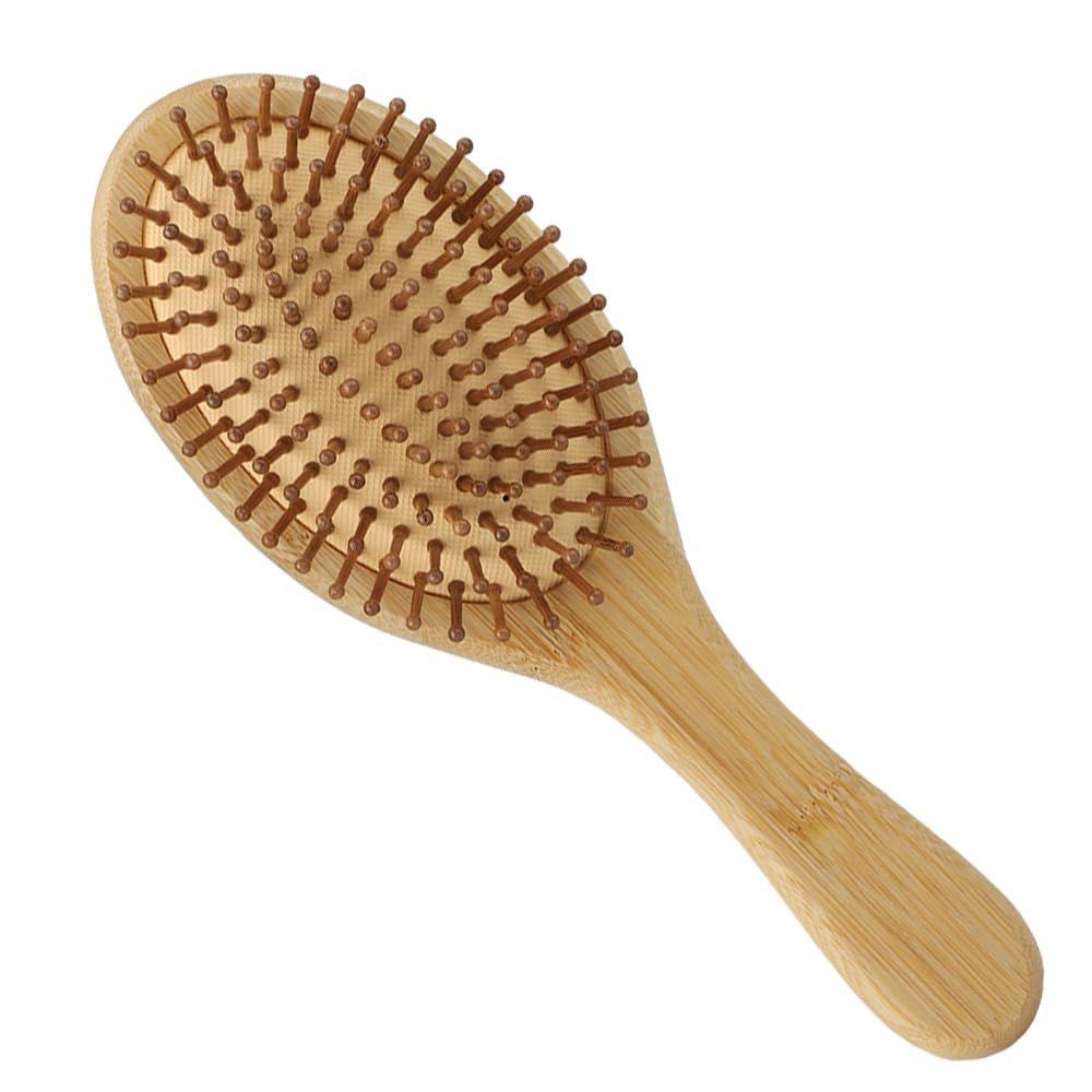 Natural Bamboo Brush Oval/Squared| Bamboo Brush| Bamboo Comb | Bamboo Brush