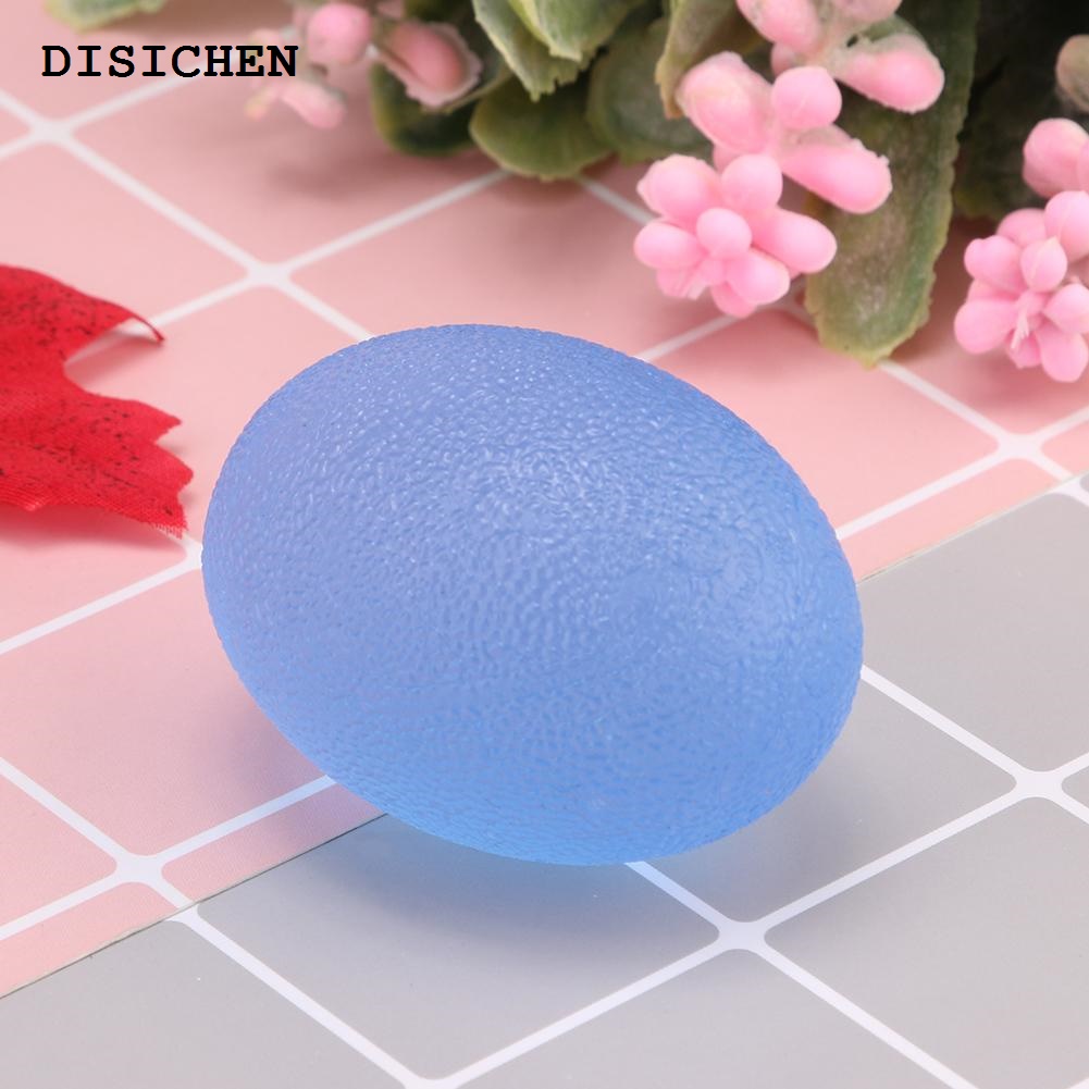 DISICHEN Luxury 2021 Egg Shaped Silicon Soft High Hand Grip Balls Wrist Force Strength Device Portable Hand Training Ball Fitness Supplies