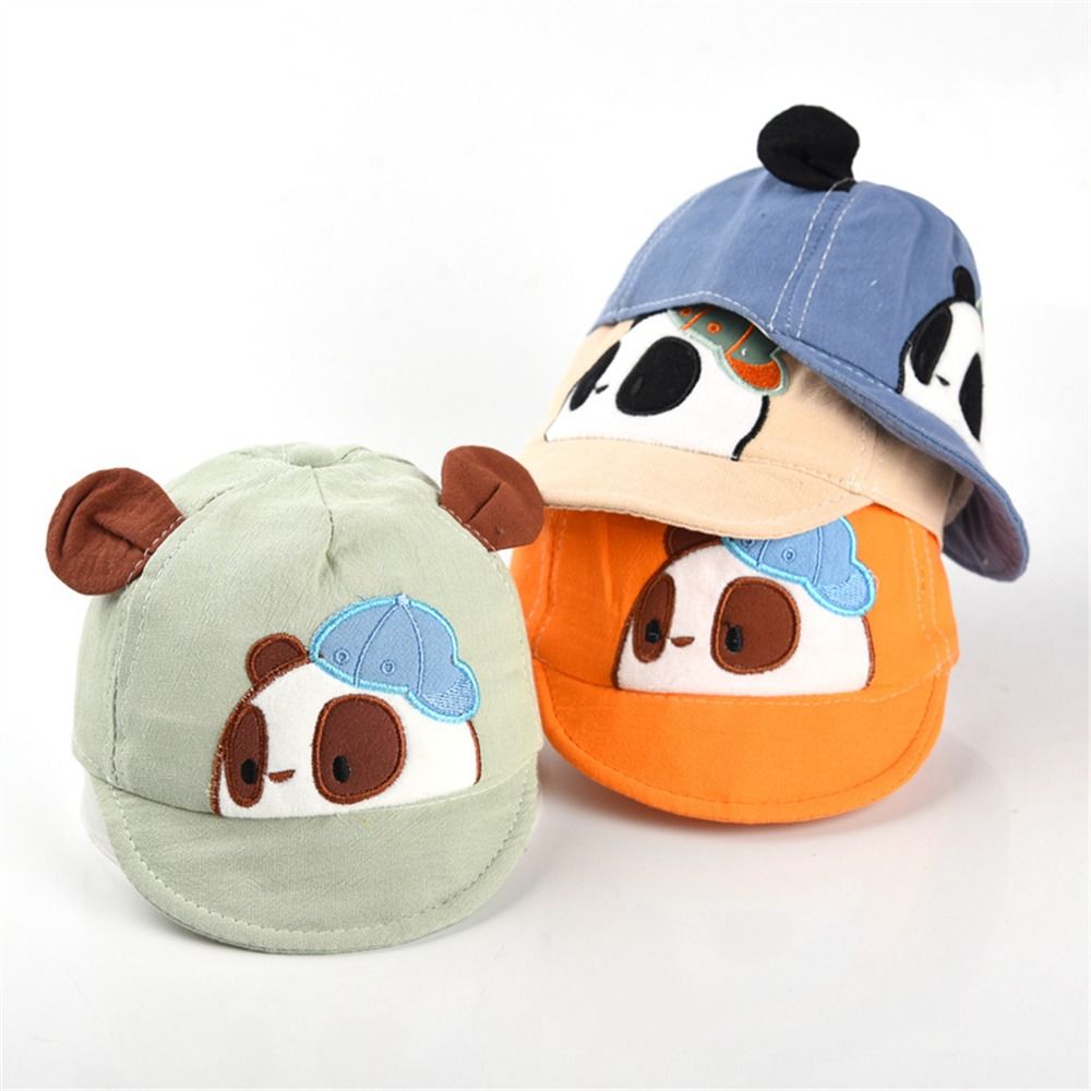 Casual UV Protection Baby Baseball Cap Soft Cotton Cute Cartoon Baby Sun Cap Thin Breathable Duck Tongue Hat Summer