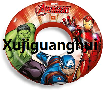 Xujiguanghui Summer inflatable colorful 70cm Children swim circle pool float kid toys beach water swimming rings Mix design and colour