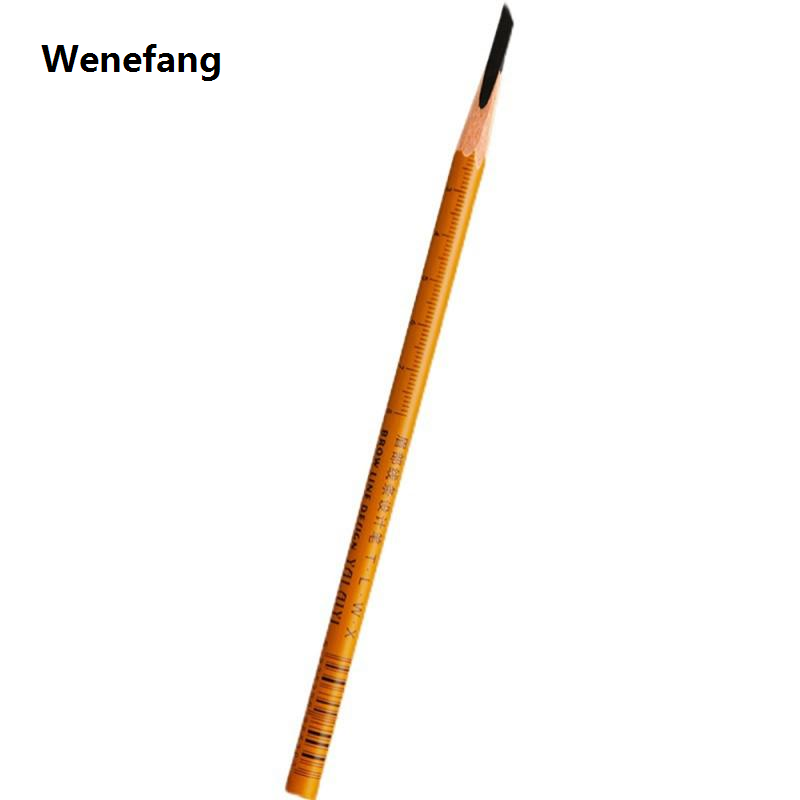 Wenefang Long Lasting Eyebrow Pencil Accurate Natural Color Chiseled Long Lasting Makeup Eyebrow Line Design Cosmetic Eyebrow Pencil