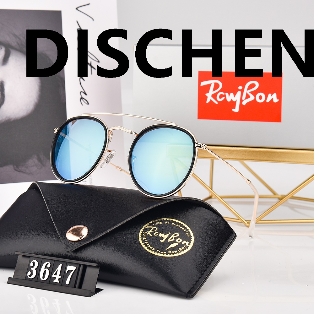 DISCHEN High Quality Designer Luxury Fashion Round Sunglasses Eyewear Sun Glasses Brand Frame Polarized Sunglasses For Mens Womens