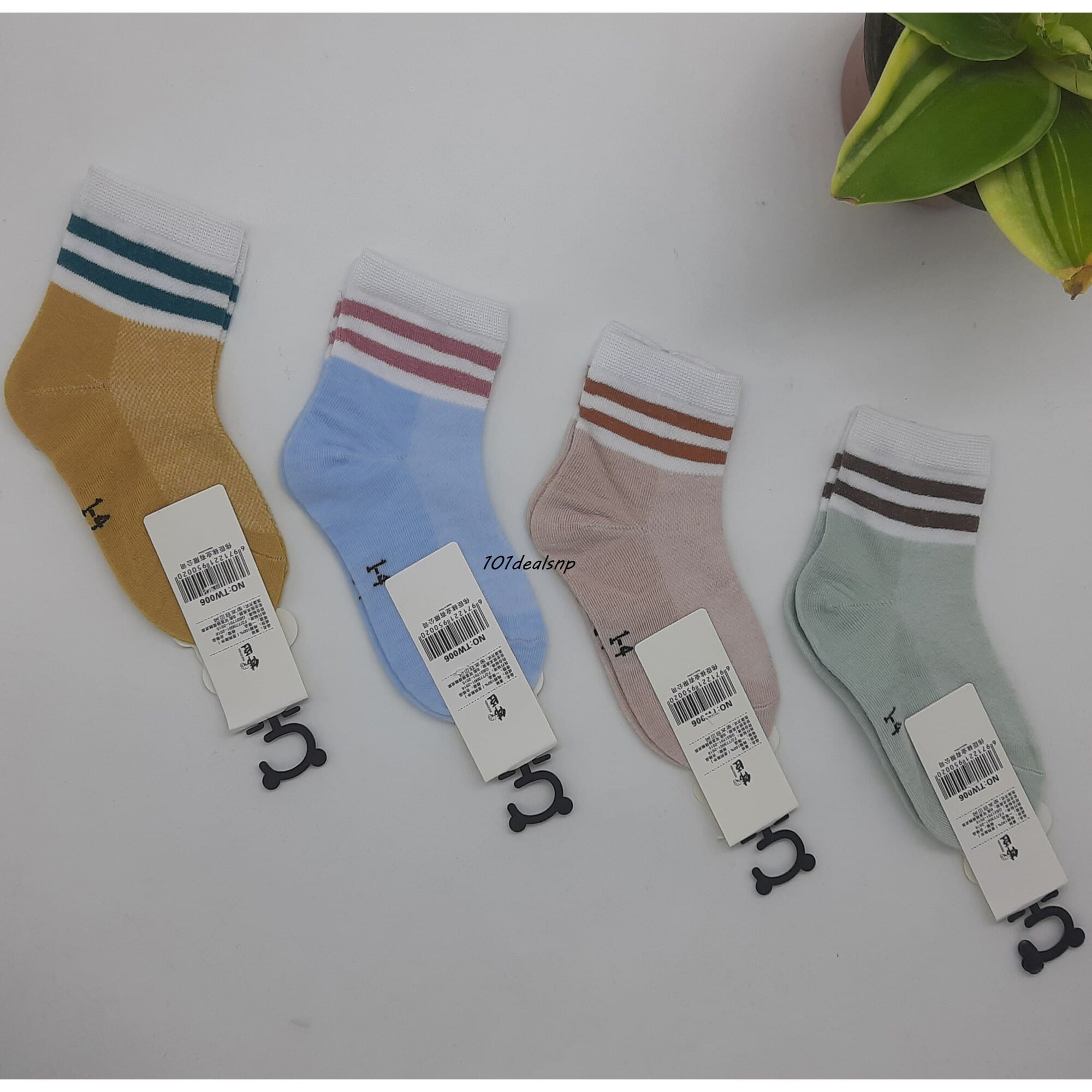 Children Boys Cotton Socks Soft Casual Breathable Sports 4 Pairs Kids Socks