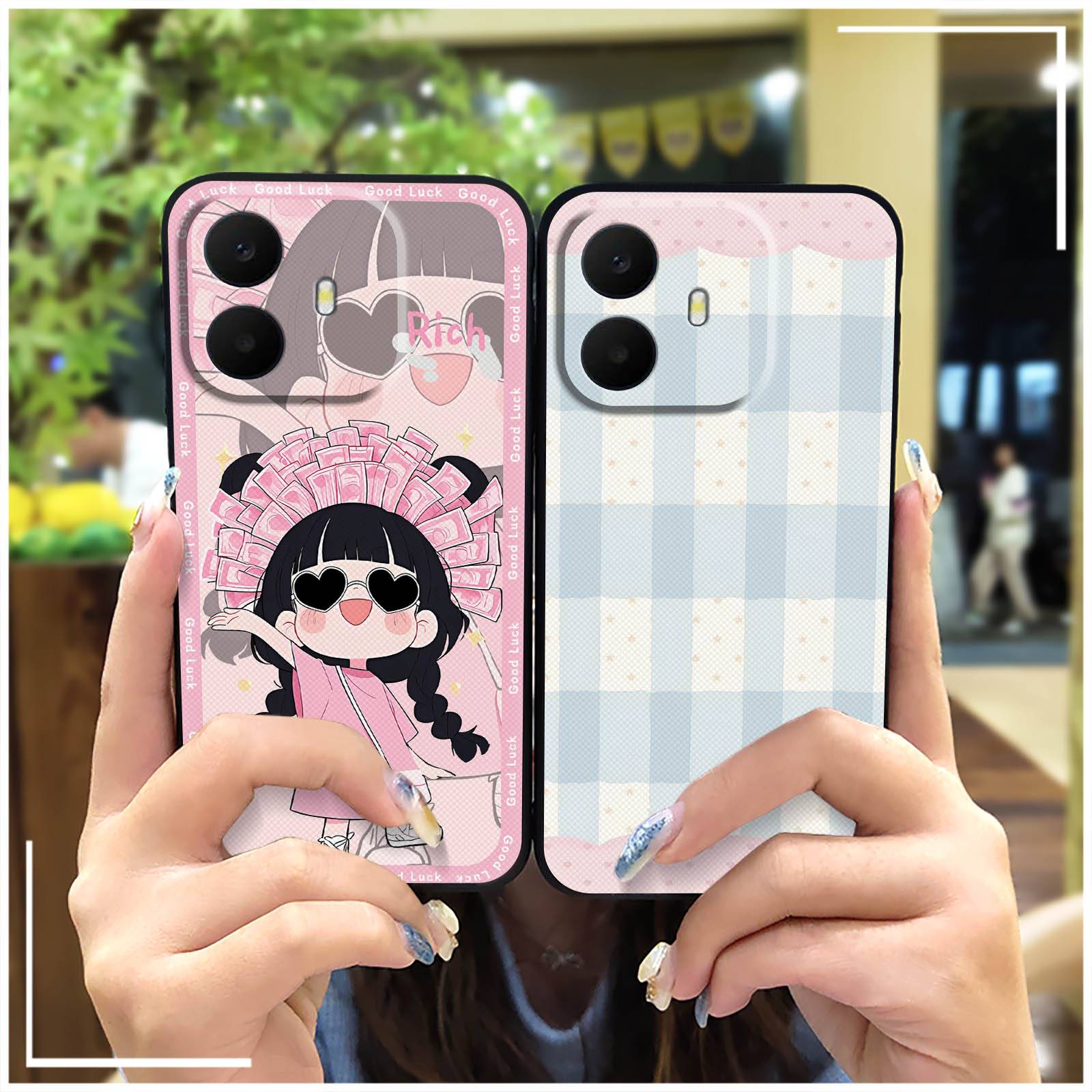 Cute Phone Pouch Phone Case For TCL K70 4G/K70 Power 4G/T522E Durable Protective Shockproof Silicone Waterproof Cartoon