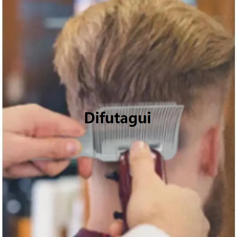 Difutagui Barber Fade Comb Essential Hairdressing Tool for Blended Hairstyles Special Heat Resistant Brush for Men's Tapered Haircuts