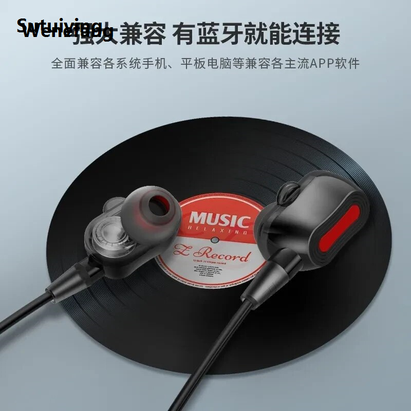 Wenefang Sutuiying Lenovo Original HE05 Pro TWS Wireless Earphone Bluetooth 5.0 Waterproof Fashion Hot Selling Microphone Sports Noise Reduction Neckband Headphones