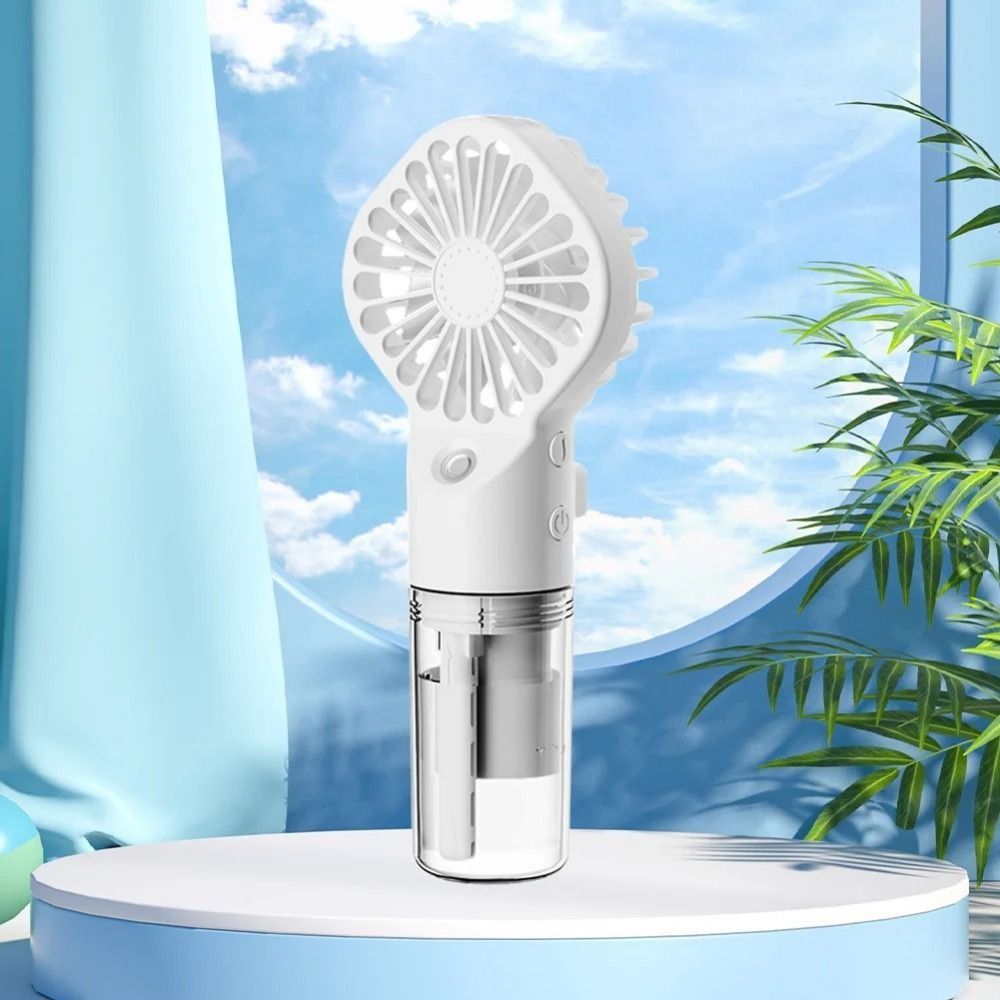 Mutli-Purpose Portable Cooling Spray Fan Colorful Durable Mini Cooling Fans Low Noise Water Cooling Small Personal Cooling Fans Office