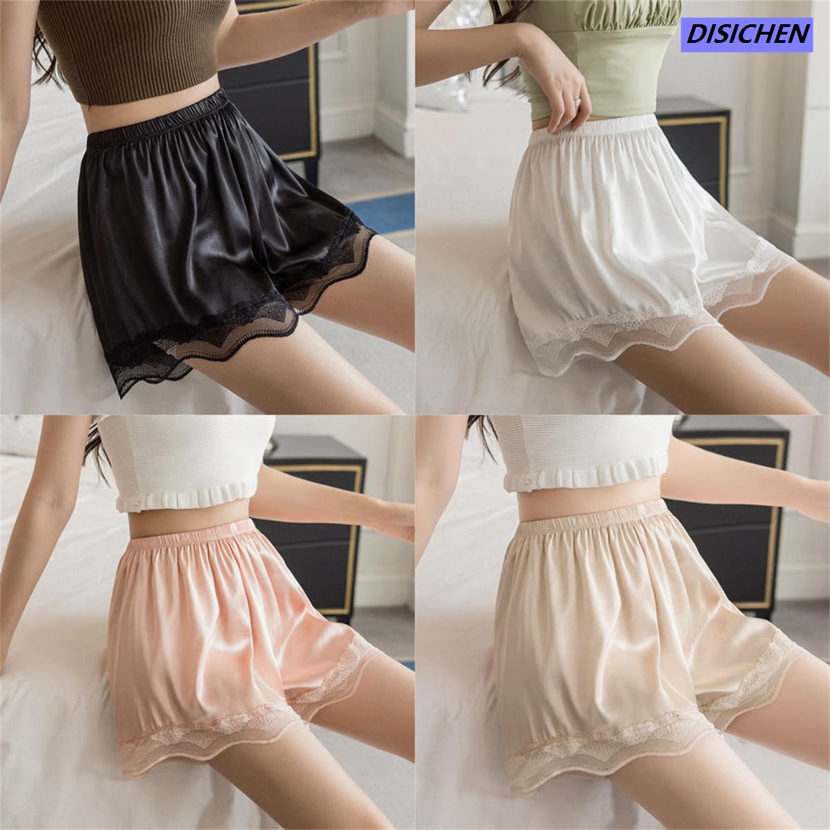 DISICHEN 【Value Bundle】 Women Ladies Ruffles Skirt Underwear Briefs Underpants Sleepwear Soft