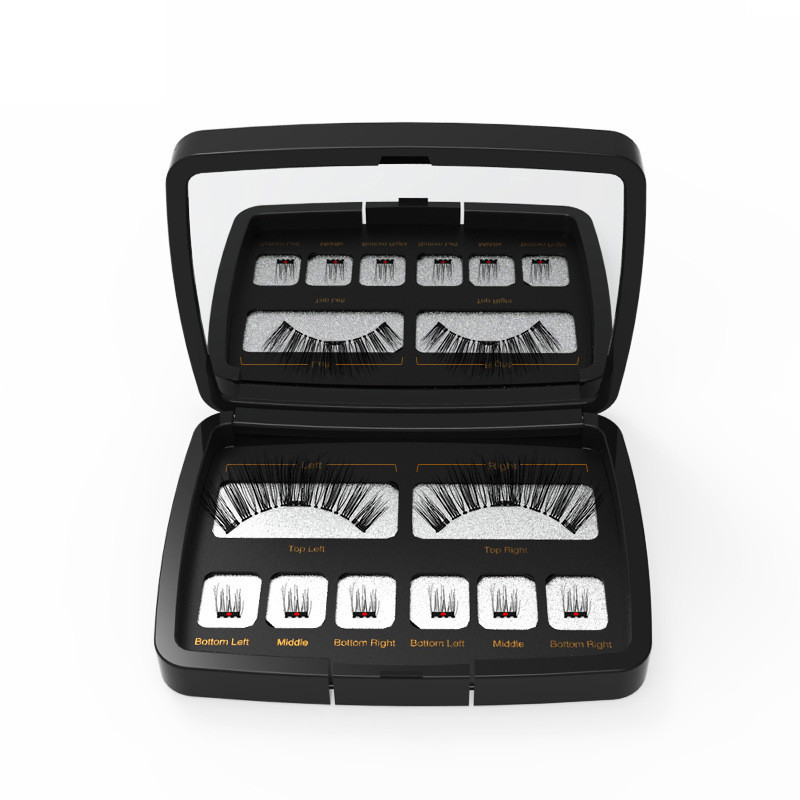 3D Magnetic Eyelashes Kit With Different Density Double False Eyeslashes Reusable Easy To Wear Eyelash Extension Makeup Kit