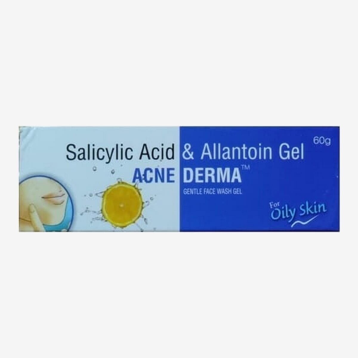 Acne Derma Gentle Face Wash Gel- 60 gm