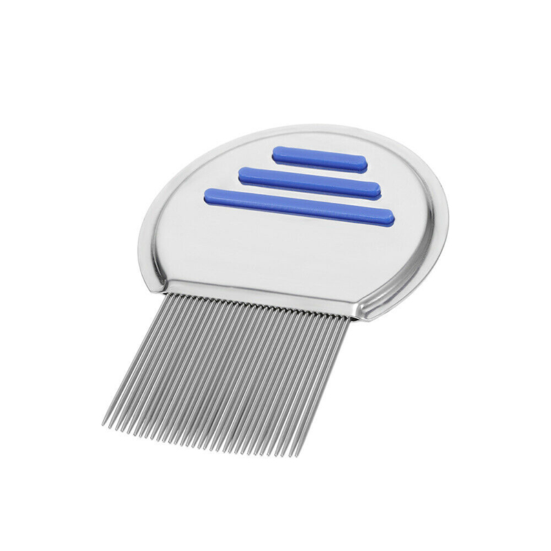 Wenefang Fashion Stainless steel terminator lice comb children's hair removal headdress super density teeth removal lice comb no lice dog brushes