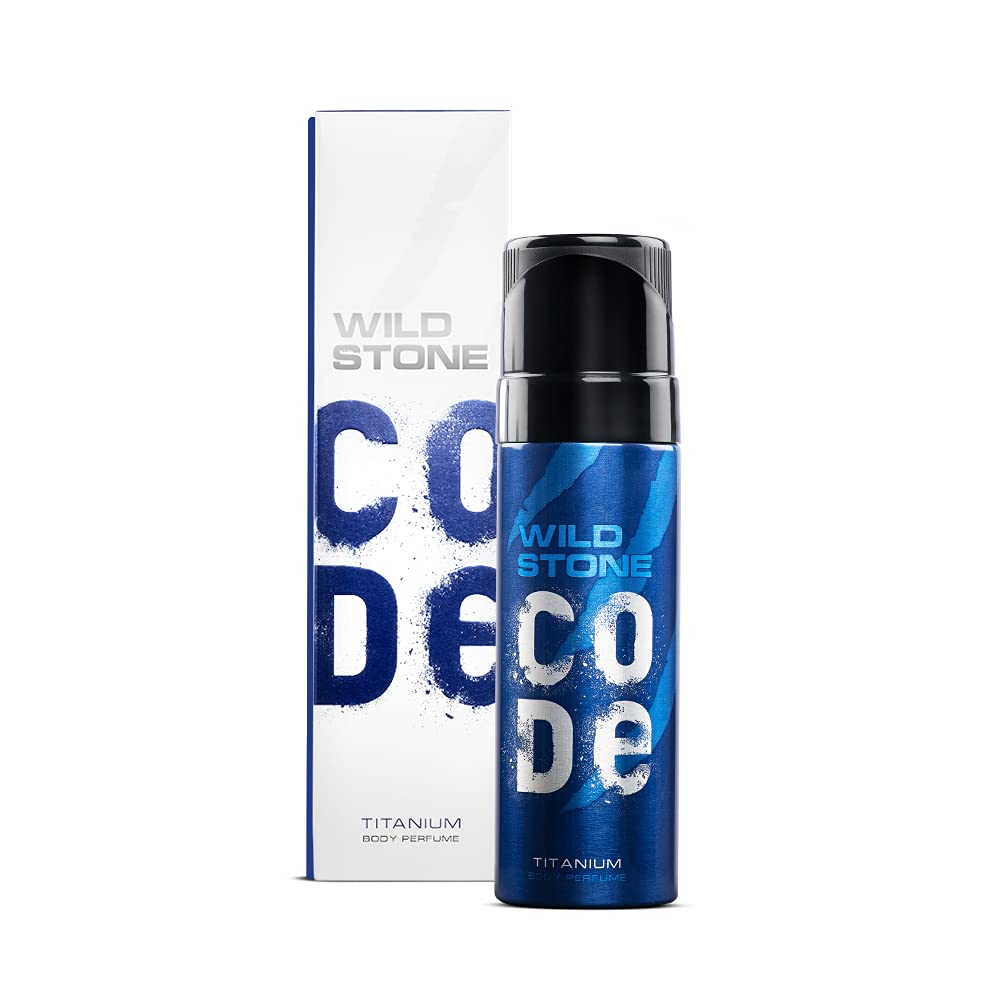 Wild Stone Code Titanium Body Perfume for Men 120 ml