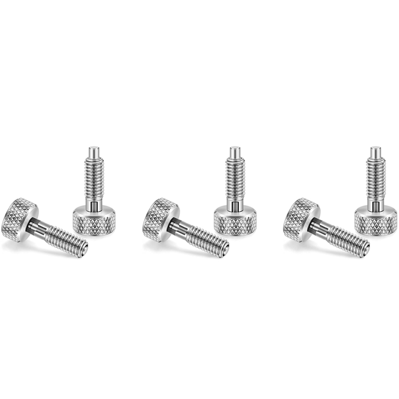 4X Hand Retractable Spring Plunger with Knurled Handle Lock-Out M6 Type Release Pins for Rolling Toolbox B