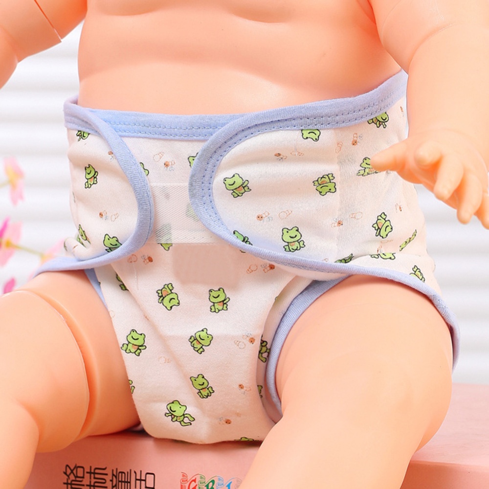 Sales promotion 【New】1pc Soft Cotton Baby Diaper Infants Breathable Diaper Pants Reusable Cartoon Nappy Pants Panties for Toilet Training Child