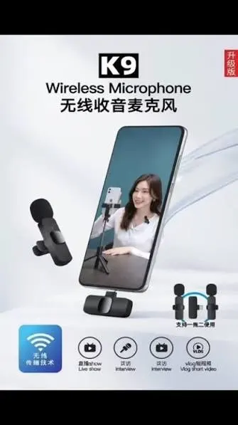 K9 Wireless Microphone BY SUMAYARA SUPPLIRES