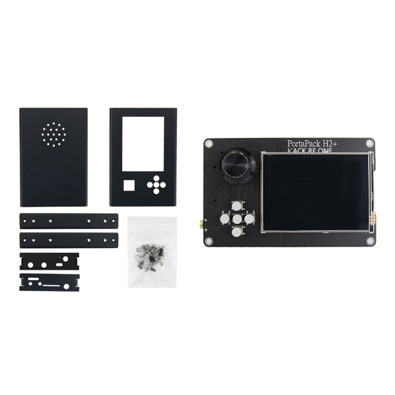 PORTAPACK H2+ 3.2 Inch Touch LCD Display + Aluminum Case + Speaker for ONE SDR