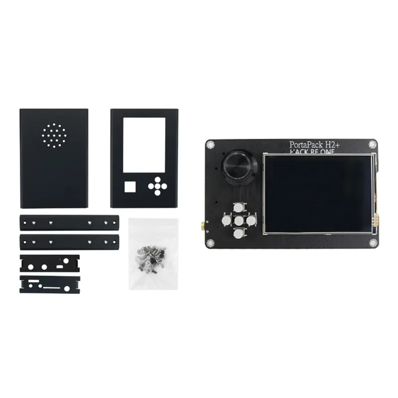 PORTAPACK H2+ 3.2 Inch Touch LCD Display + Aluminum Case + Speaker for ONE SDR