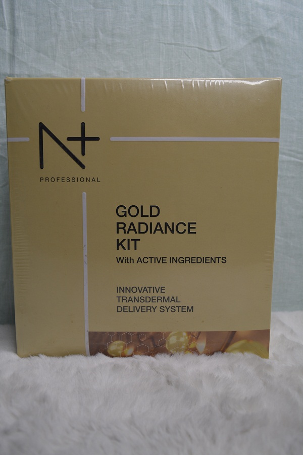 N+ gold radiance kit with active ingredients