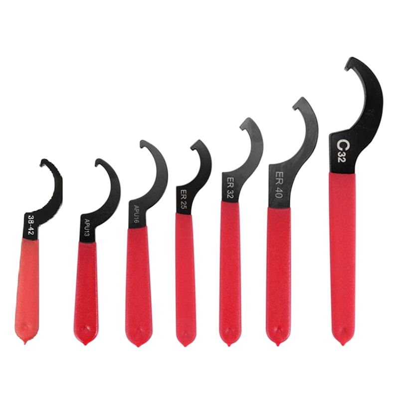 7PCS Non-Slip Spanner Wrench Set Adjustable Wrench Sets Professional Universal Rubber Handle Wrench Spanner Tool