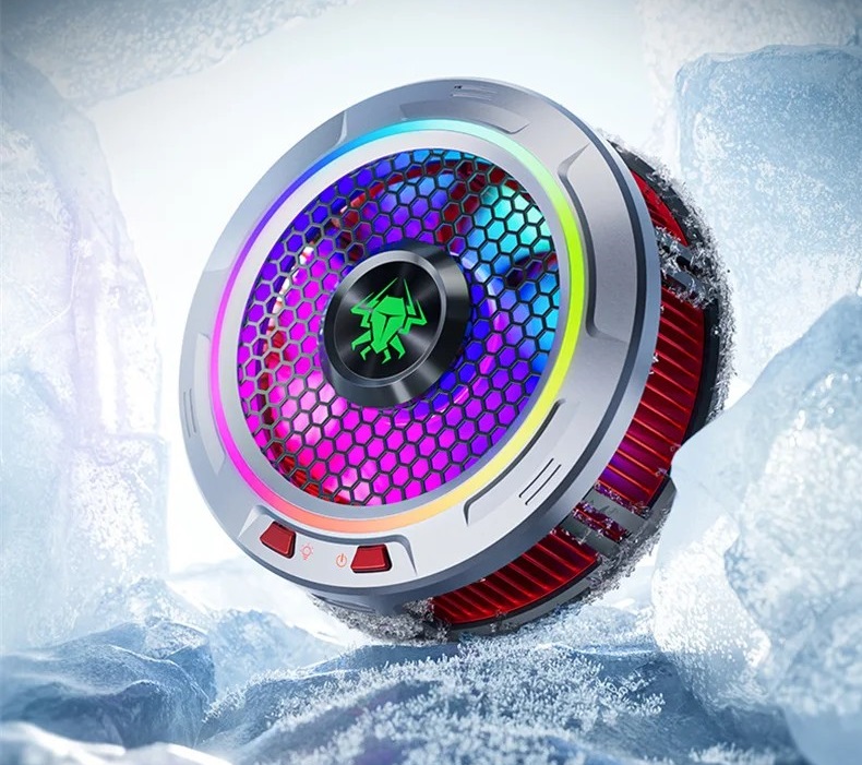 PLEXTONE EX3 Pro Magnetic Flat Panel Radiator 36W High Power Semiconductor Refrigeration Mobile Phone Cooling Fan RGB Light
