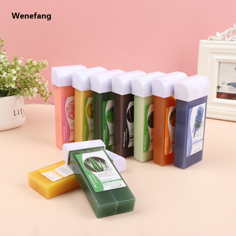 Wenefang 100G Roll On Depilatory Wax Cartridge Warmer Honey Hot Selling Heater Waxing Hair Removal for Women Men New