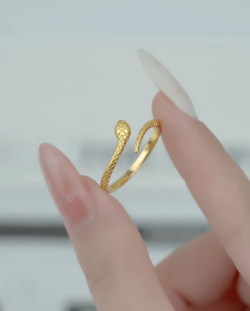 99 Mall Offer Sikai Elegant Adjustable Ladies Ring - Non-Fading Finish, Lightweight & Beautiful Design - Everyday Fashion Jewelry for Women By 99 Store