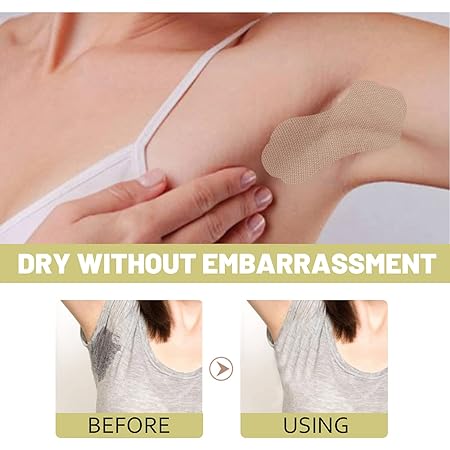 1 Pair Disposable Anti Sweat Pads Underarm Absorption Pads For Both Men And Women