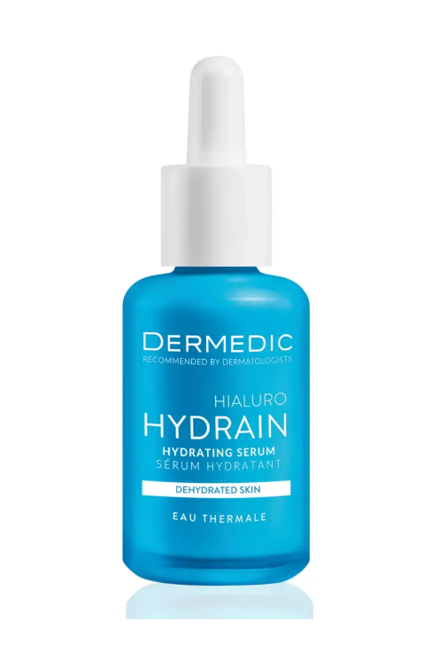 Dermedic Hydrating serum face, neck , decolletage 30ml, 72 hr skin hydration dry and dehydrated sensitive skin