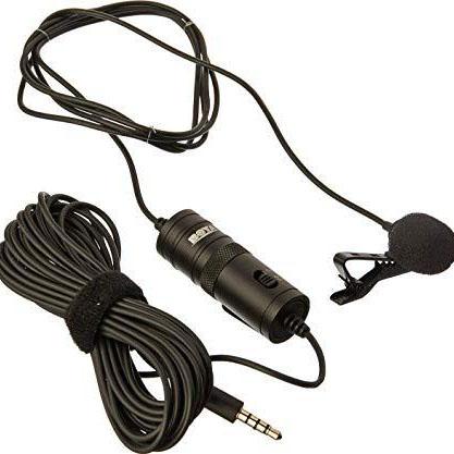 M1 Lapel Microphone For Smart Phone, Action Cameras, Dslr And Camcorders