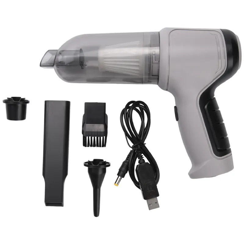 120W Cordless Air Blower Handheld Portable Air Duster Mini 9000Pa Wireless Car Vacuum Cleaner Cyclonic Suction Home A