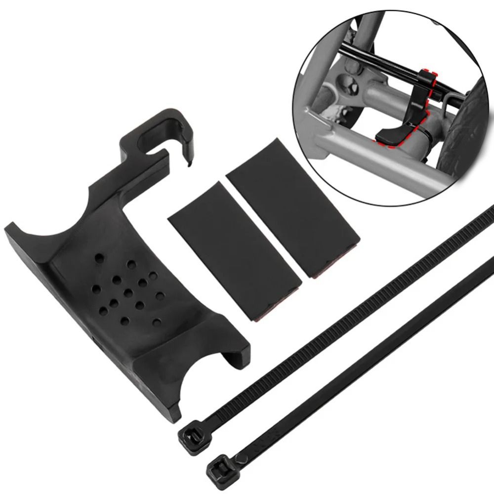Portable Prevents Loosening Folding Bike Stop Block Non-Slip Durable Folding Bike Parking Aid Universal Bike Frame Protection for Brompton Bike Accessory