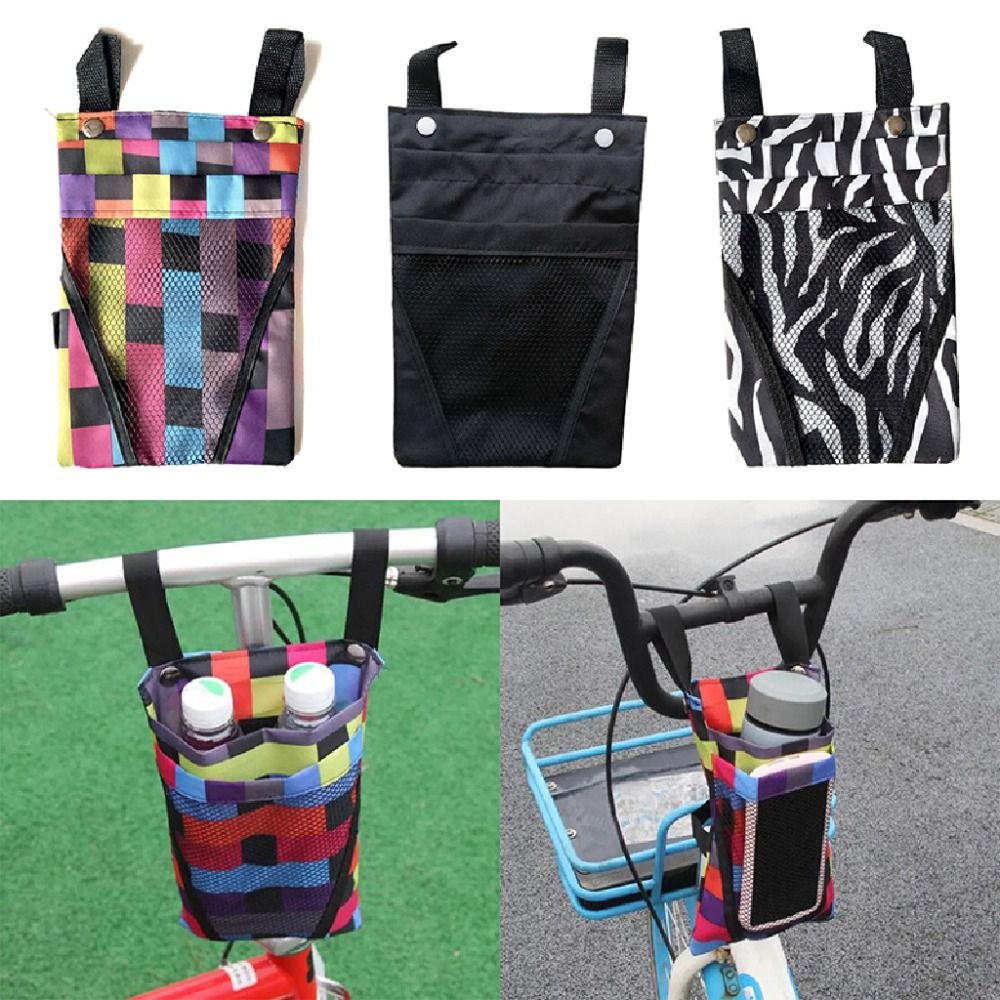 Durable 600D Cloth Bicycle Bag Black Multicolor Waterproof Cycling Front Storage Waterproof Bike Bags