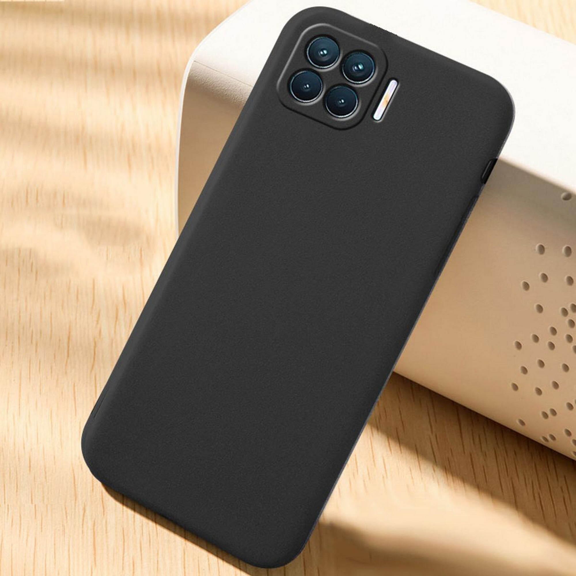Biruiqu For OPPO F17 Pro Shockproof Anti Slip Soft TPU Sandstone Matte Back Case Cover