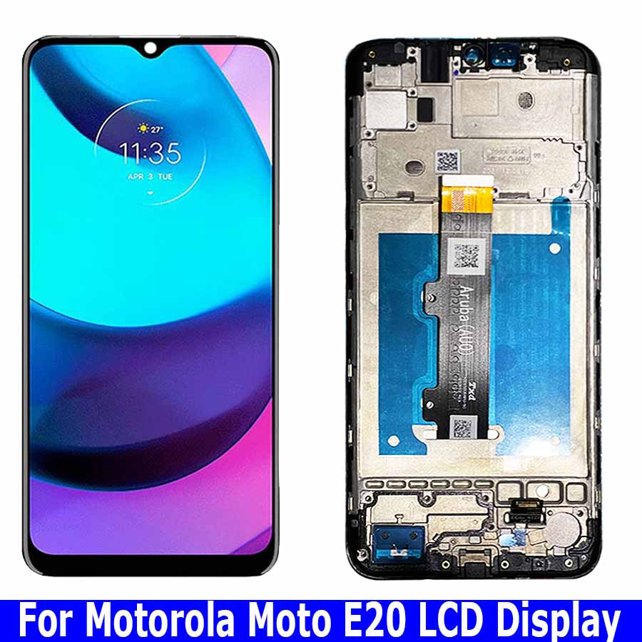 Clearance sale 6.5| IPS For Motorola Moto E20 LCD Display Touch Screen Digiziter Assembly Replacment For Moto E20 LCD XT2155 XT2155-1 lcd