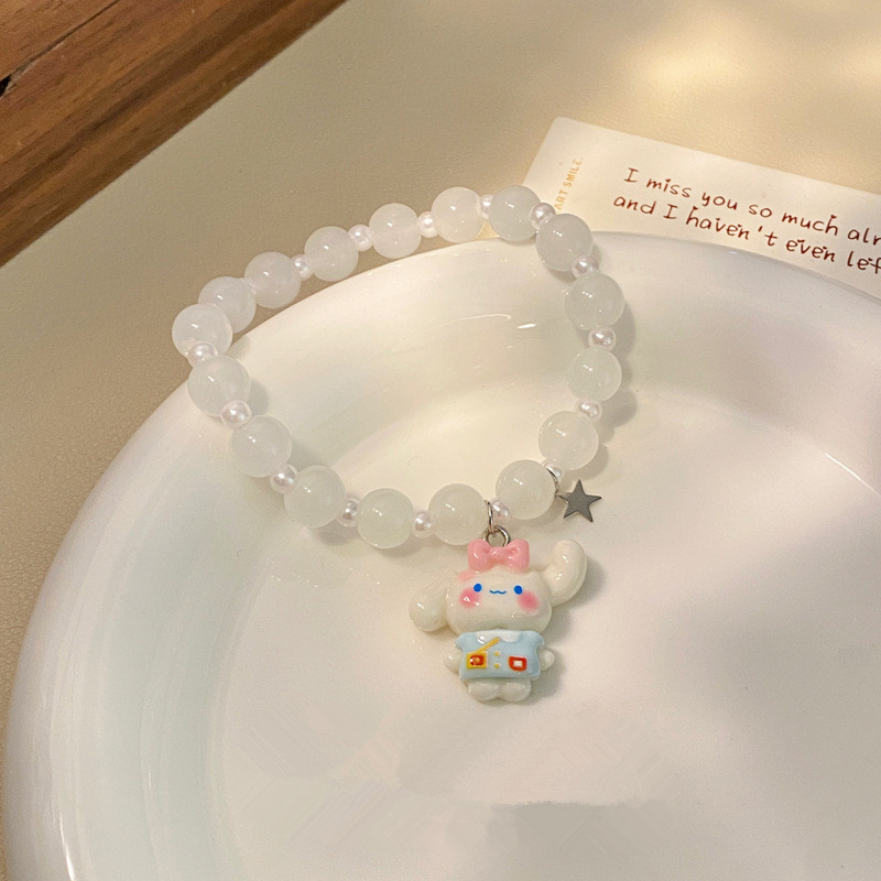 【Mega Sale】Cartoon Cute Ear Bracelet Female Ins Niche Design Advanced Sense All-match Fortune Brand Bracelet Girlfriend