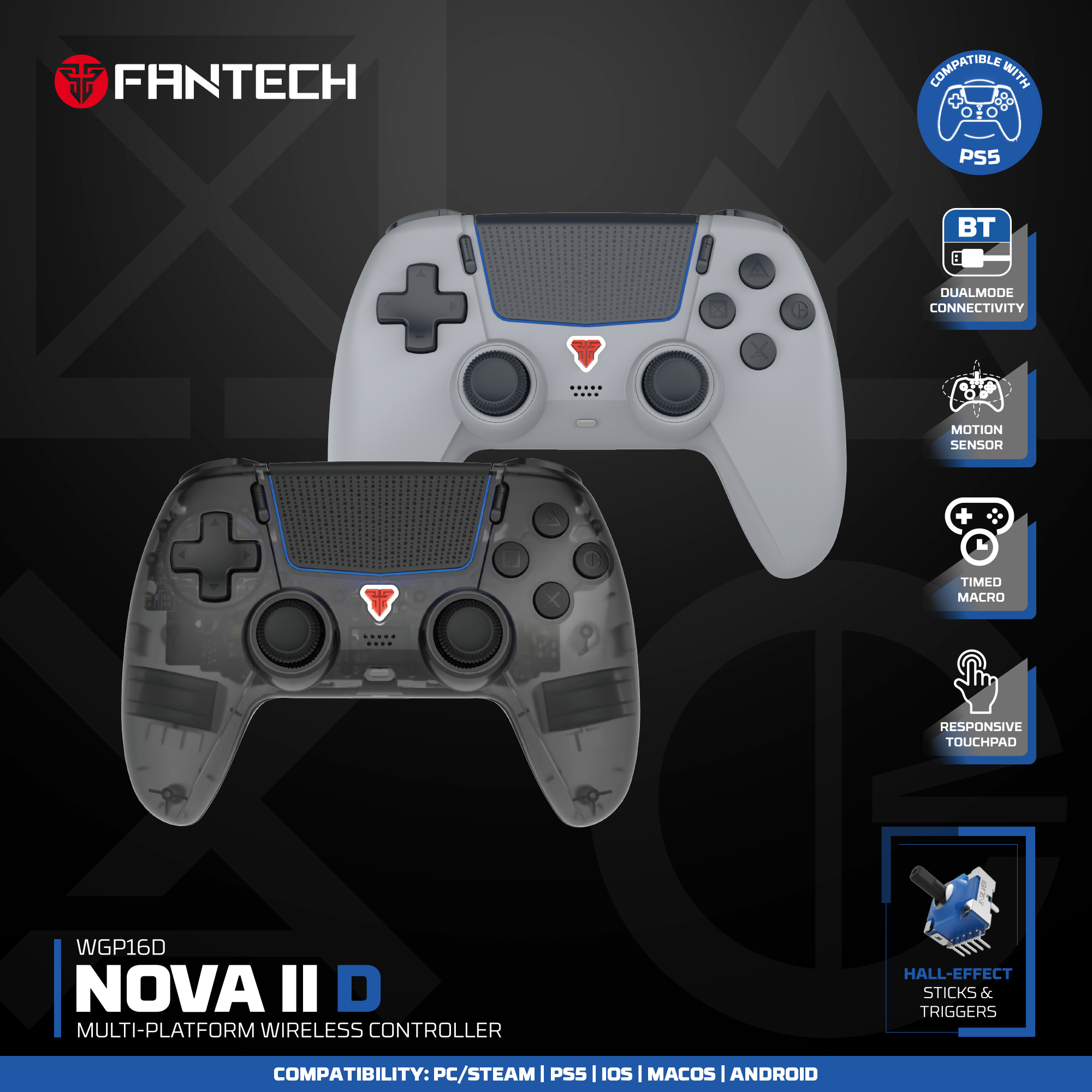 Fantech NOVA II D (WGP16D) wireless gamepad