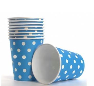 FR-KG Set of 50 Pieces Cups / Juice Glass / Glasses Take Away Cups Disposable Paper Cup for Coffee/Tea Drinks, 300 ml Cup | Coffee/ Drink Cups