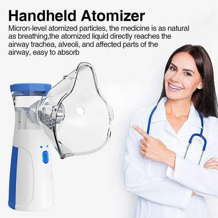 Portable Mesh Nebulizer For Kids & Adults Battery Operated